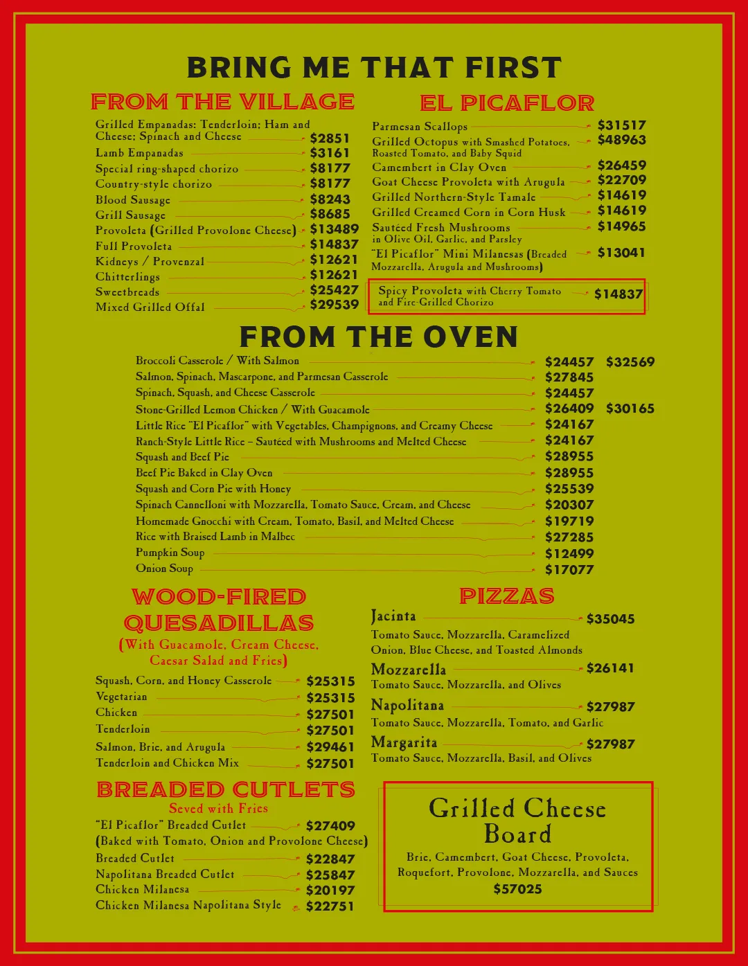 Menu — Page 2