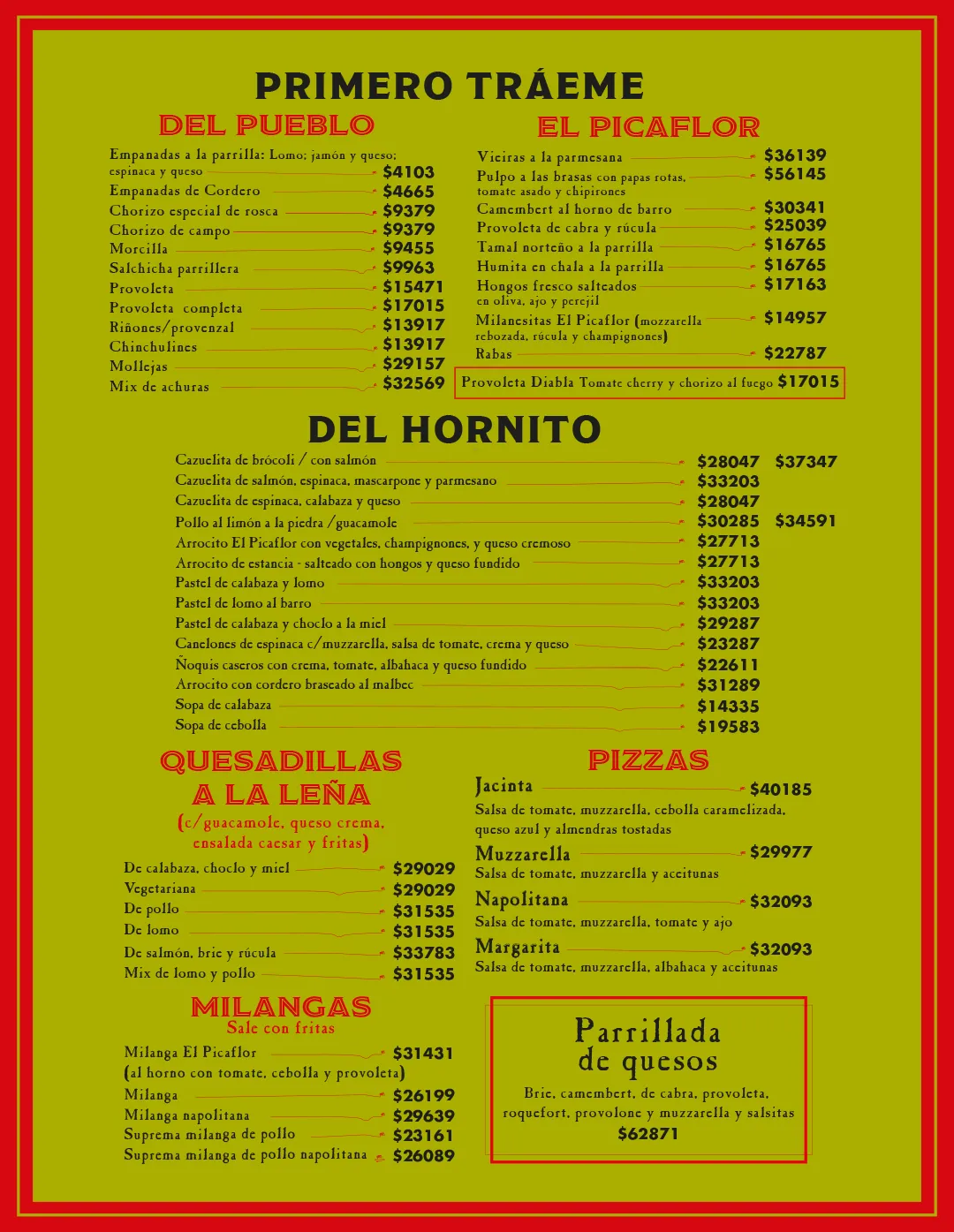 Menú — Página 2